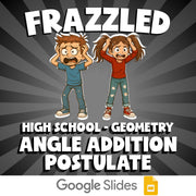 Angle Addition Postulate FRAZZLED Math Game - No Prep Geometry Review Activity