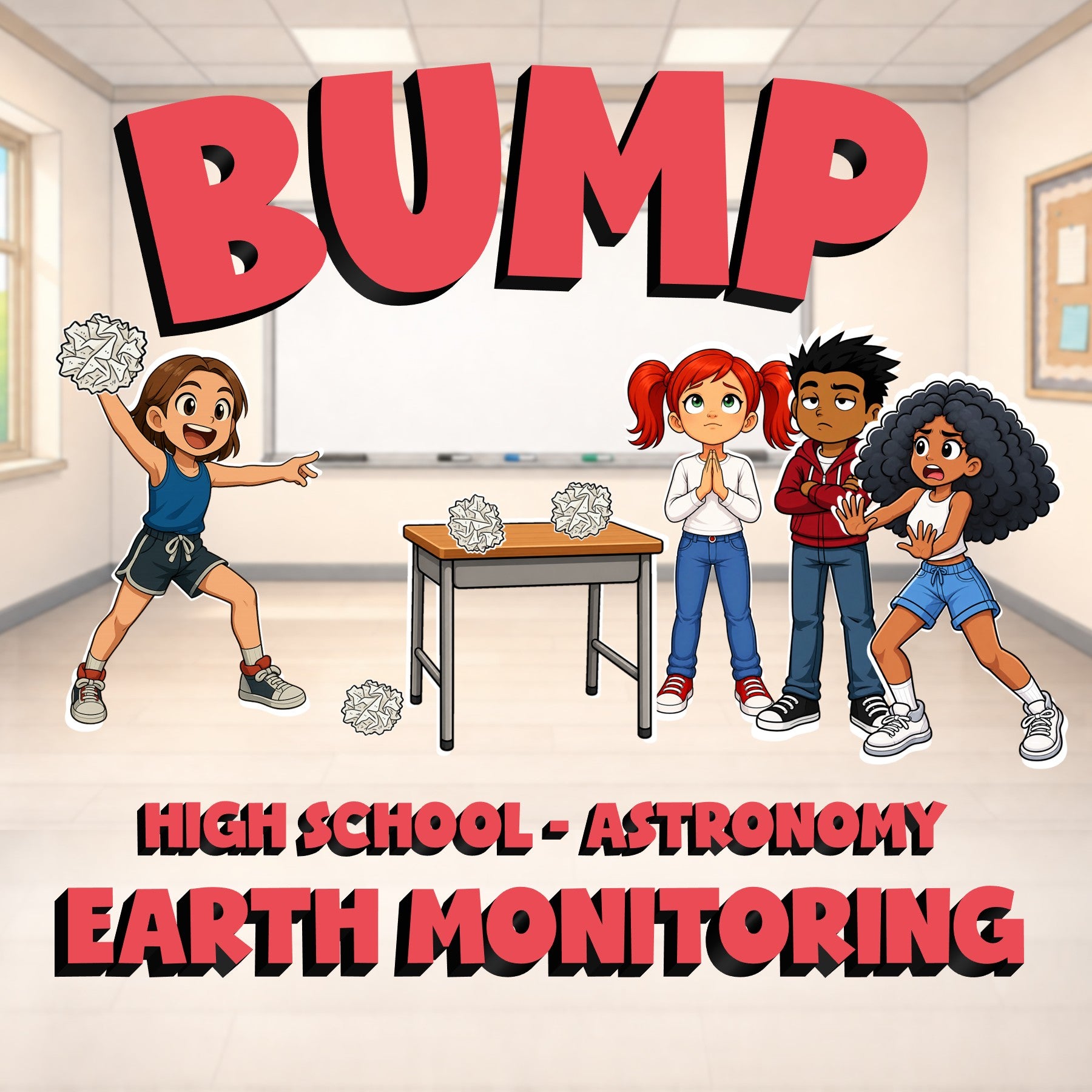 Earth Monitoring BUMP Science Game - No Prep Astronomy Review Activity