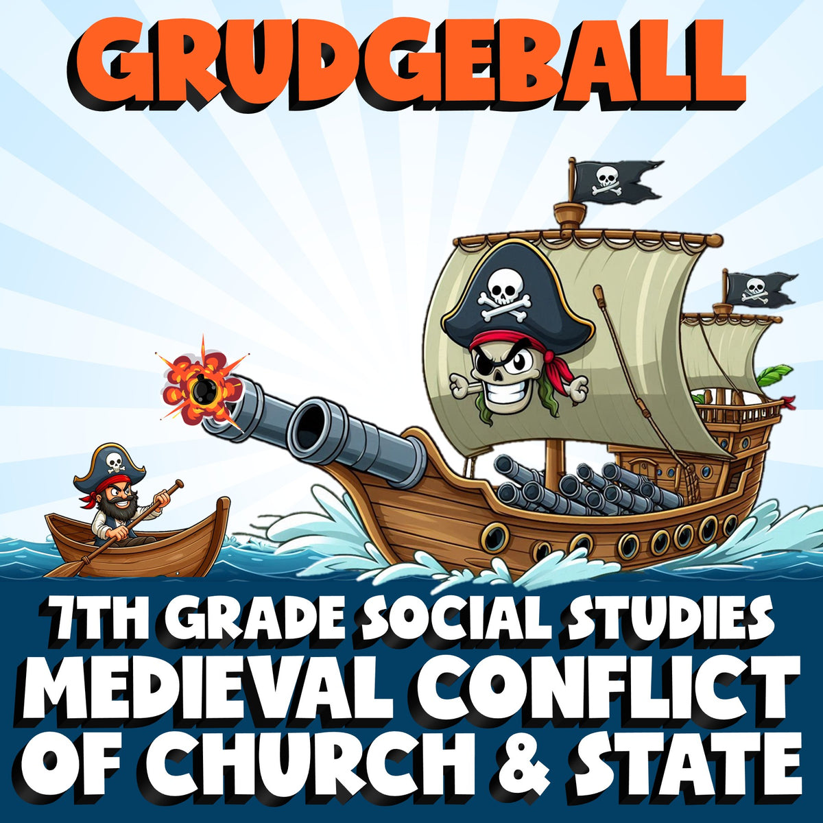 Medieval Conflict of Church & State GRUDGEBALL Socials Game - No Prep Grade 7