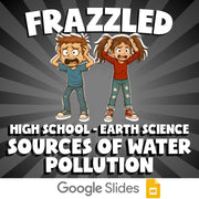 Sources of Water Pollution FRAZZLED Game - No Prep Earth Science Review Activity
