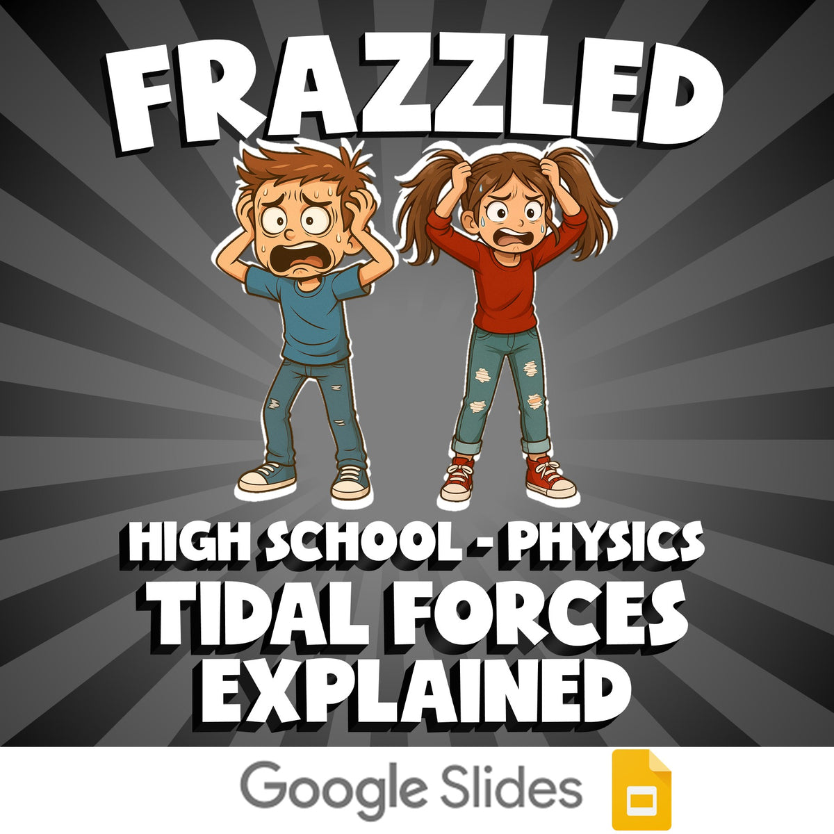 Tidal Forces Explained FRAZZLED Science Game - No Prep Physics Review Activity
