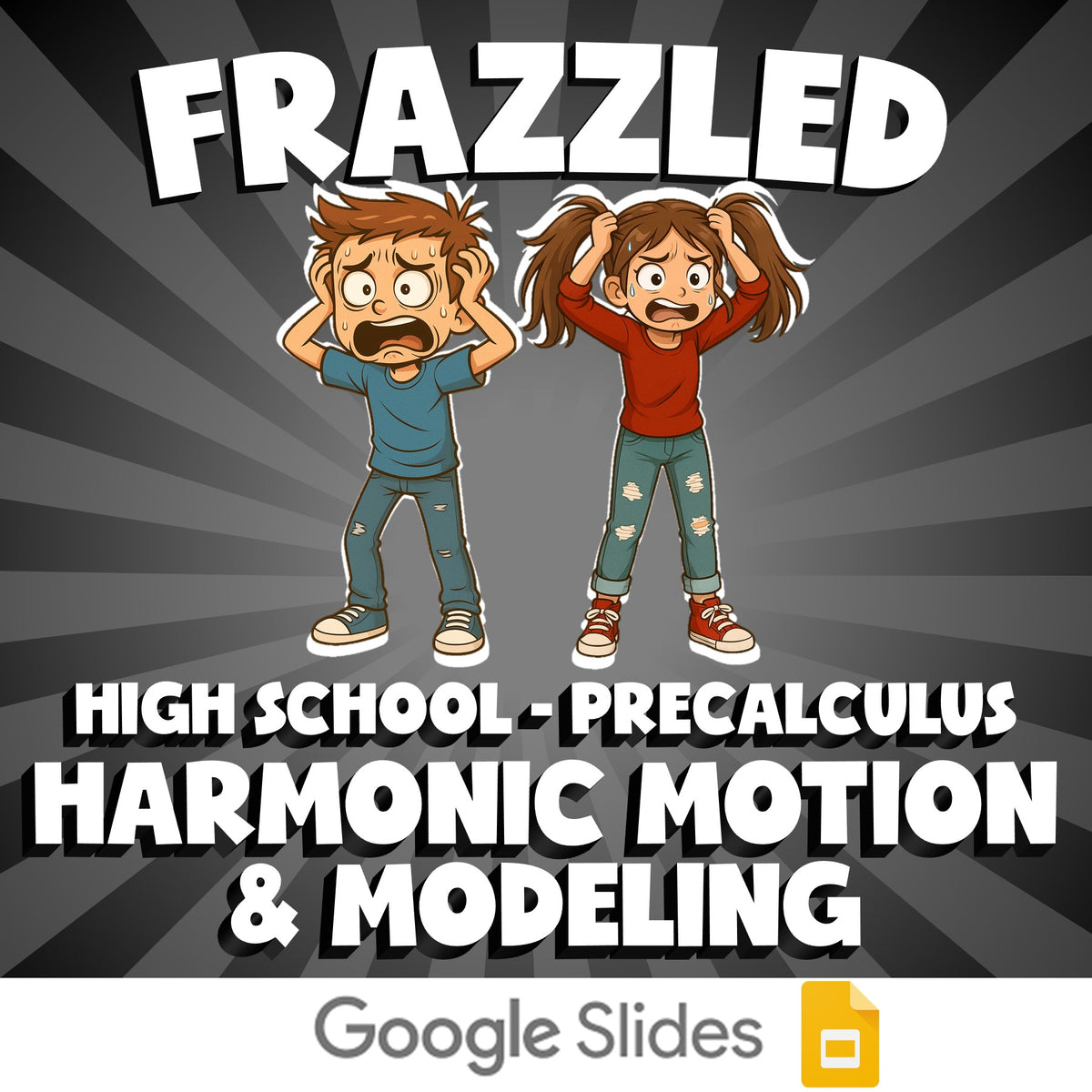 Harmonic Motion & Modeling FRAZZLED Math Game - No Prep PreCalculus Review