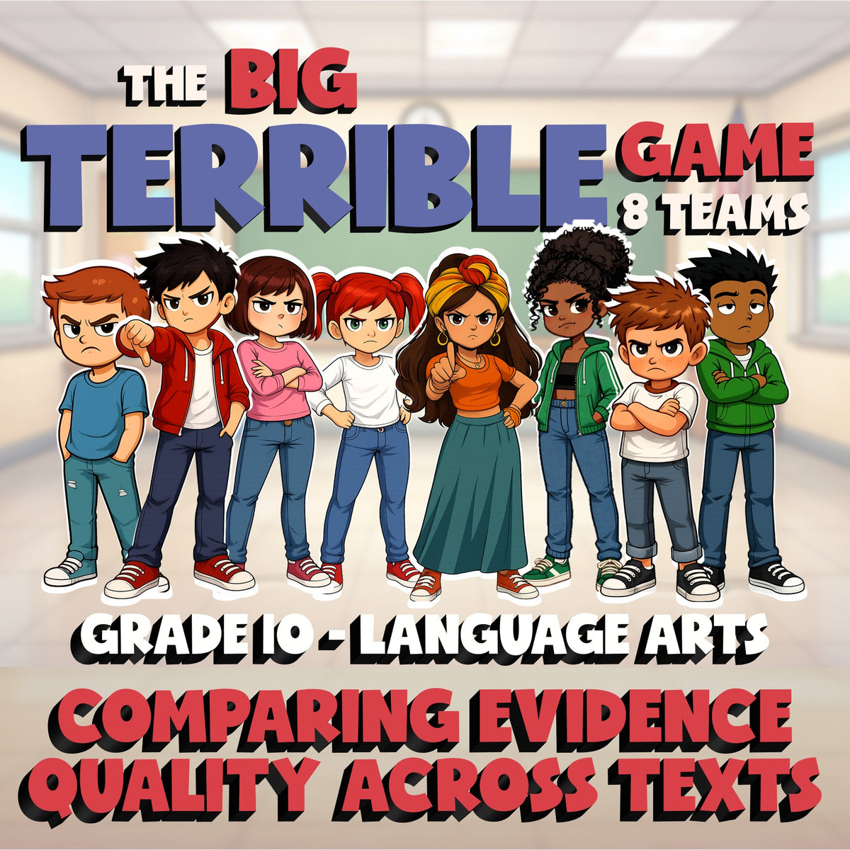 Comparing Evidence Quality Across Texts BIG TERRIBLE GAME - Grade 10 ELA Review