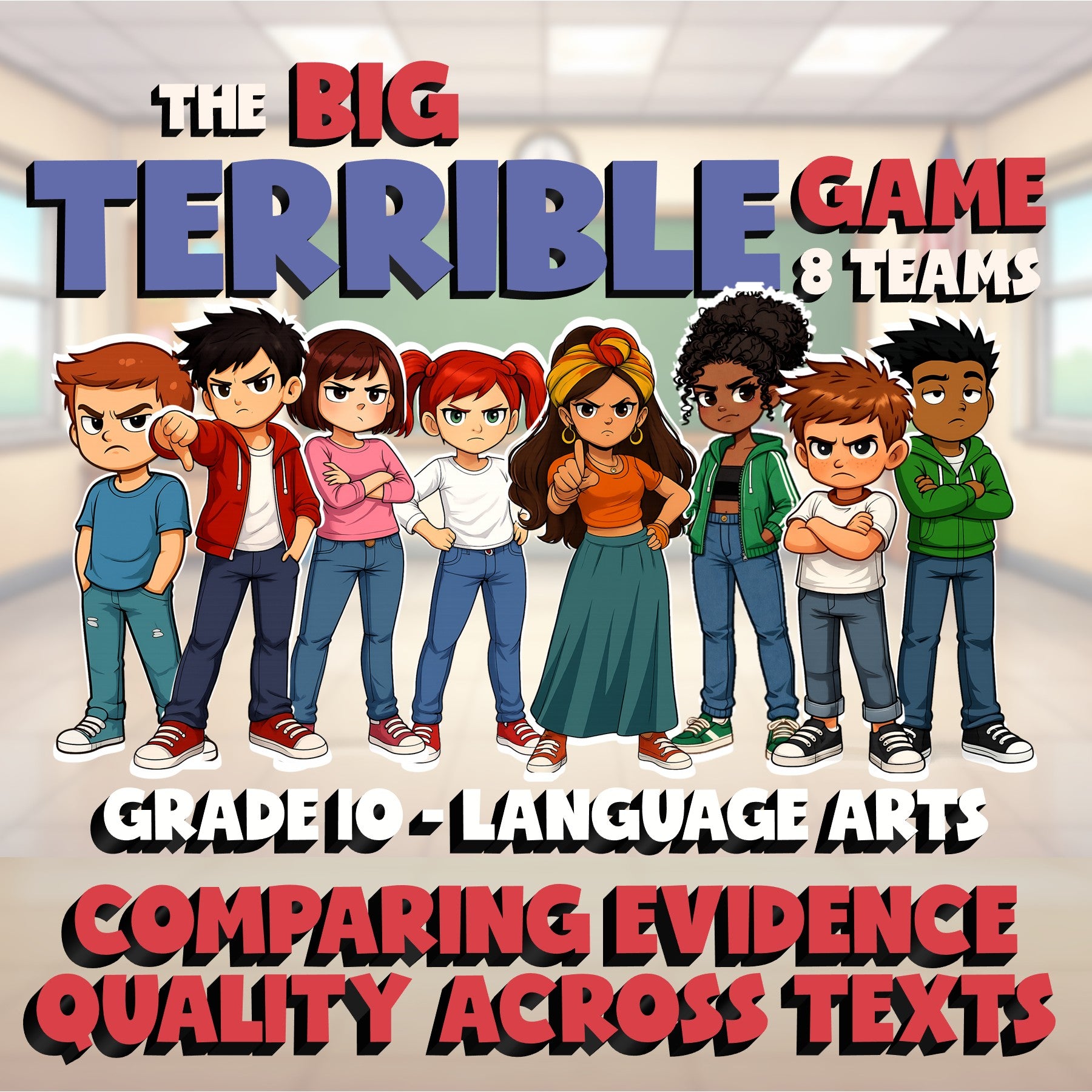Comparing Evidence Quality Across Texts BIG TERRIBLE GAME - Grade 10 ELA Review