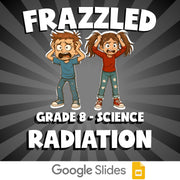 Radiation FRAZZLED Science Game - No Prep Grade 8 Review Activity