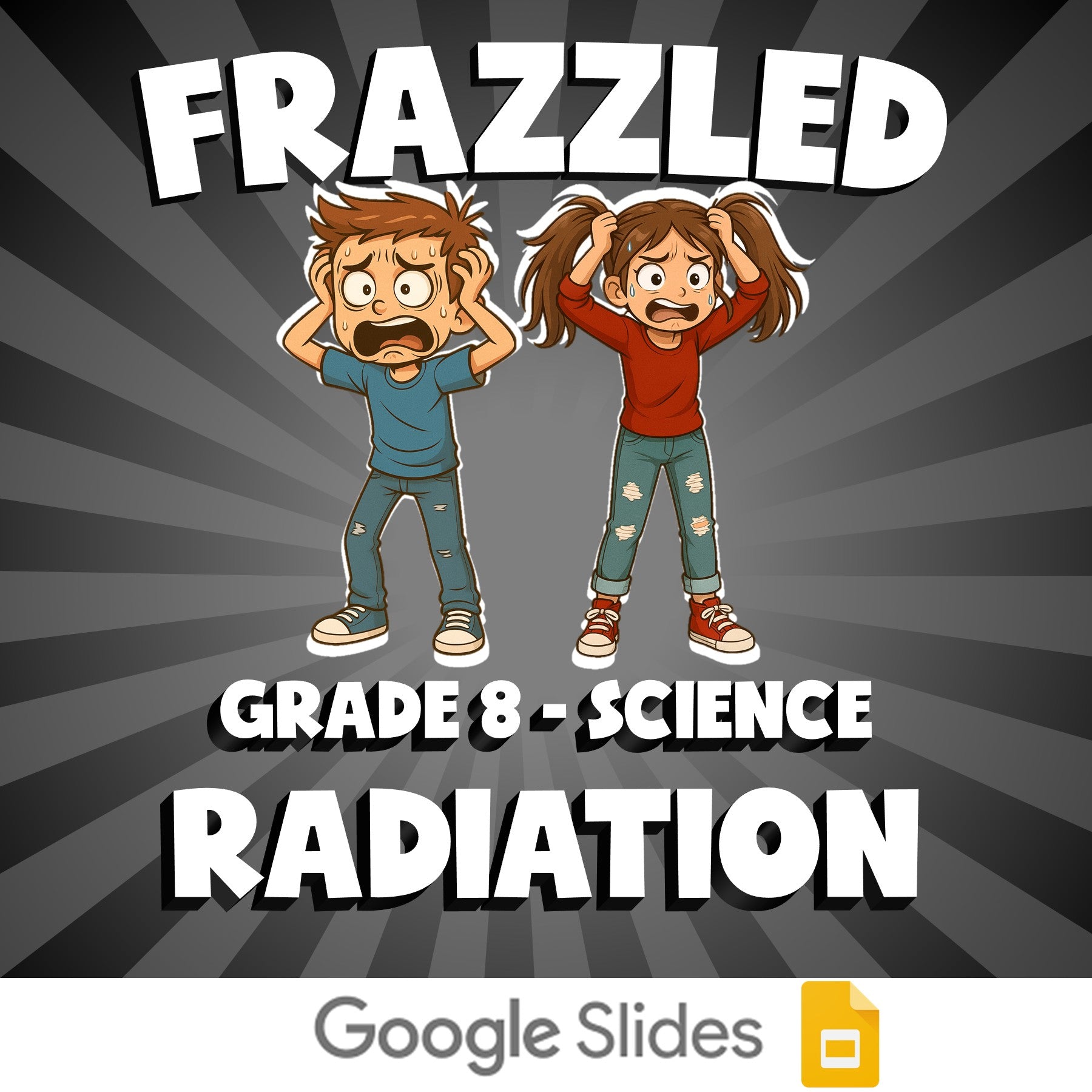 Radiation FRAZZLED Science Game - No Prep Grade 8 Review Activity