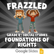 Foundations of Rights FRAZZLED Socials Game - No Prep Grade 8 Review Activity