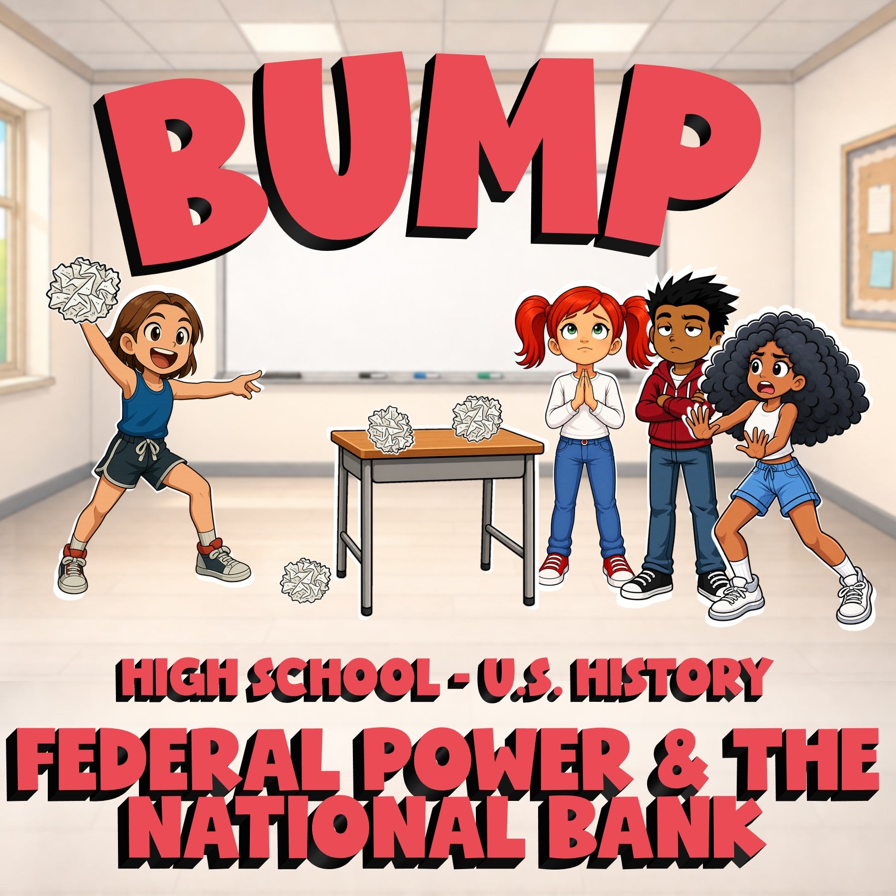 Federal Power & the National Bank BUMP U.S. History Game - No Prep Review