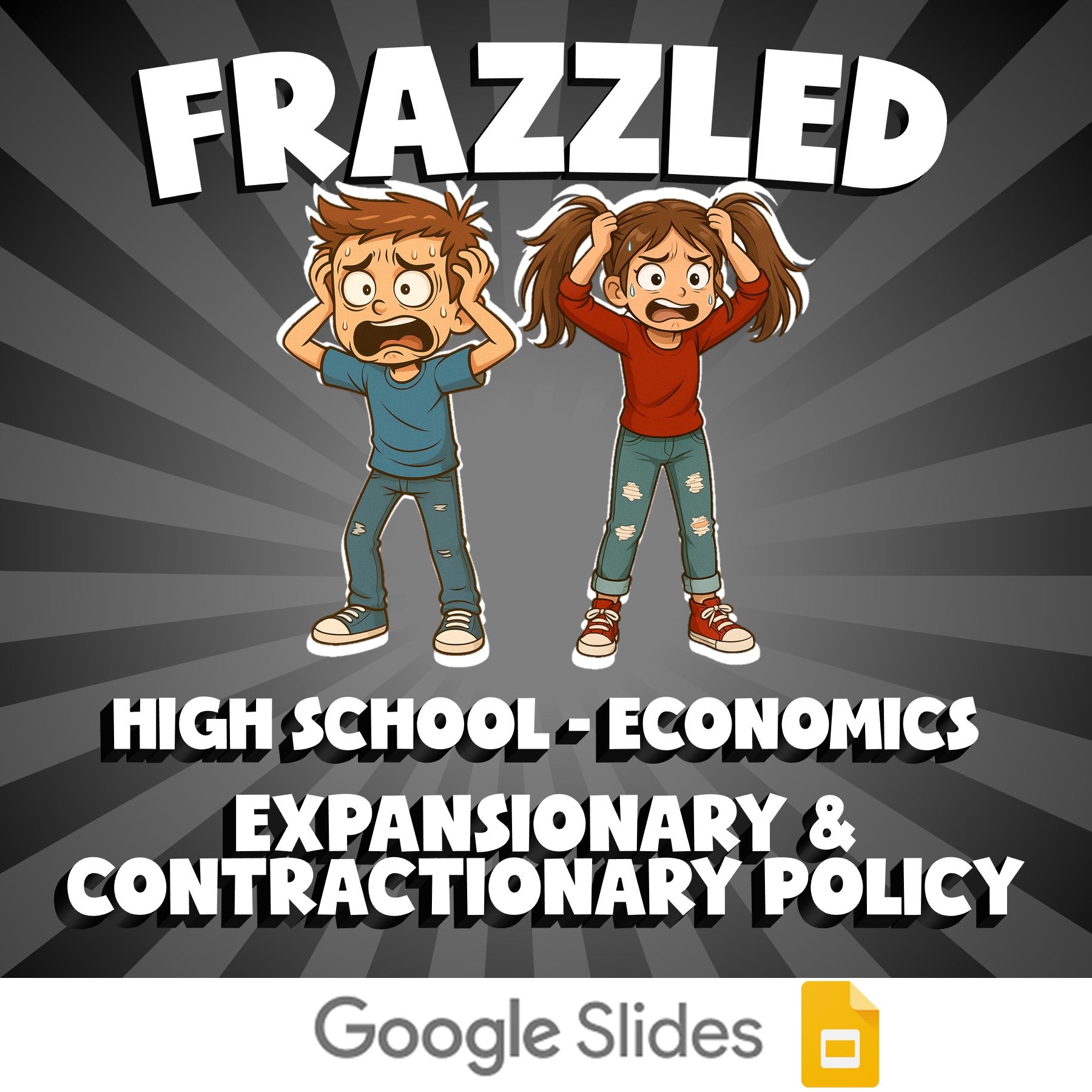 Expansionary & Contractionary Policy FRAZZLED Economics Game - No Prep Review