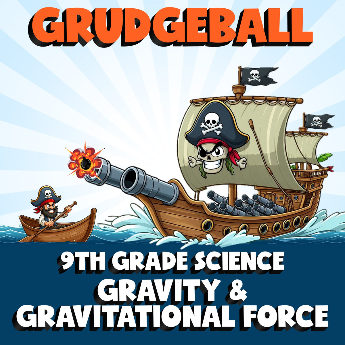 Gravity & Gravitational Force GRUDGEBALL Science Game - No Prep Grade 9 Review