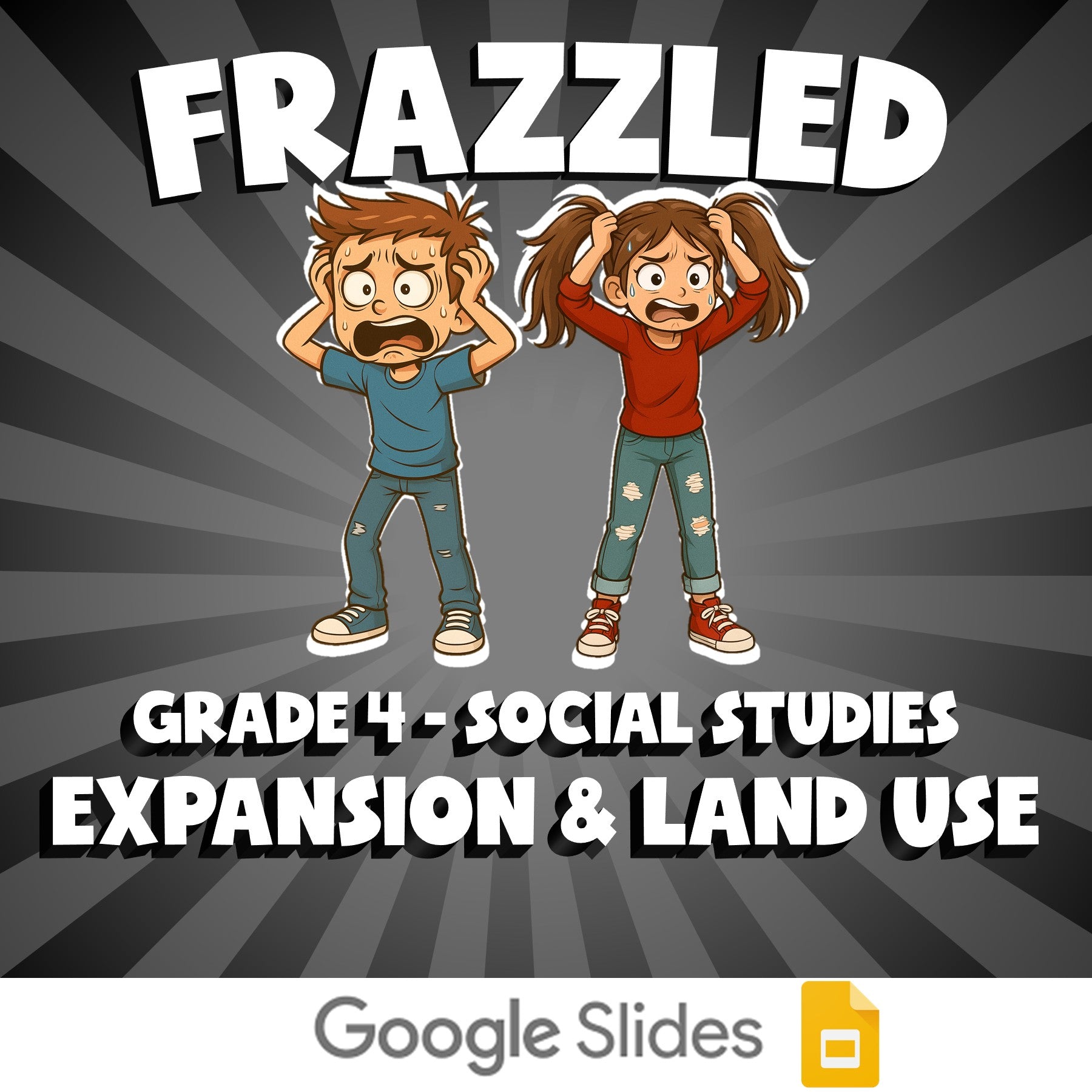 Expansion & Land Use FRAZZLED Socials Game - No Prep Grade 4 Review Activity