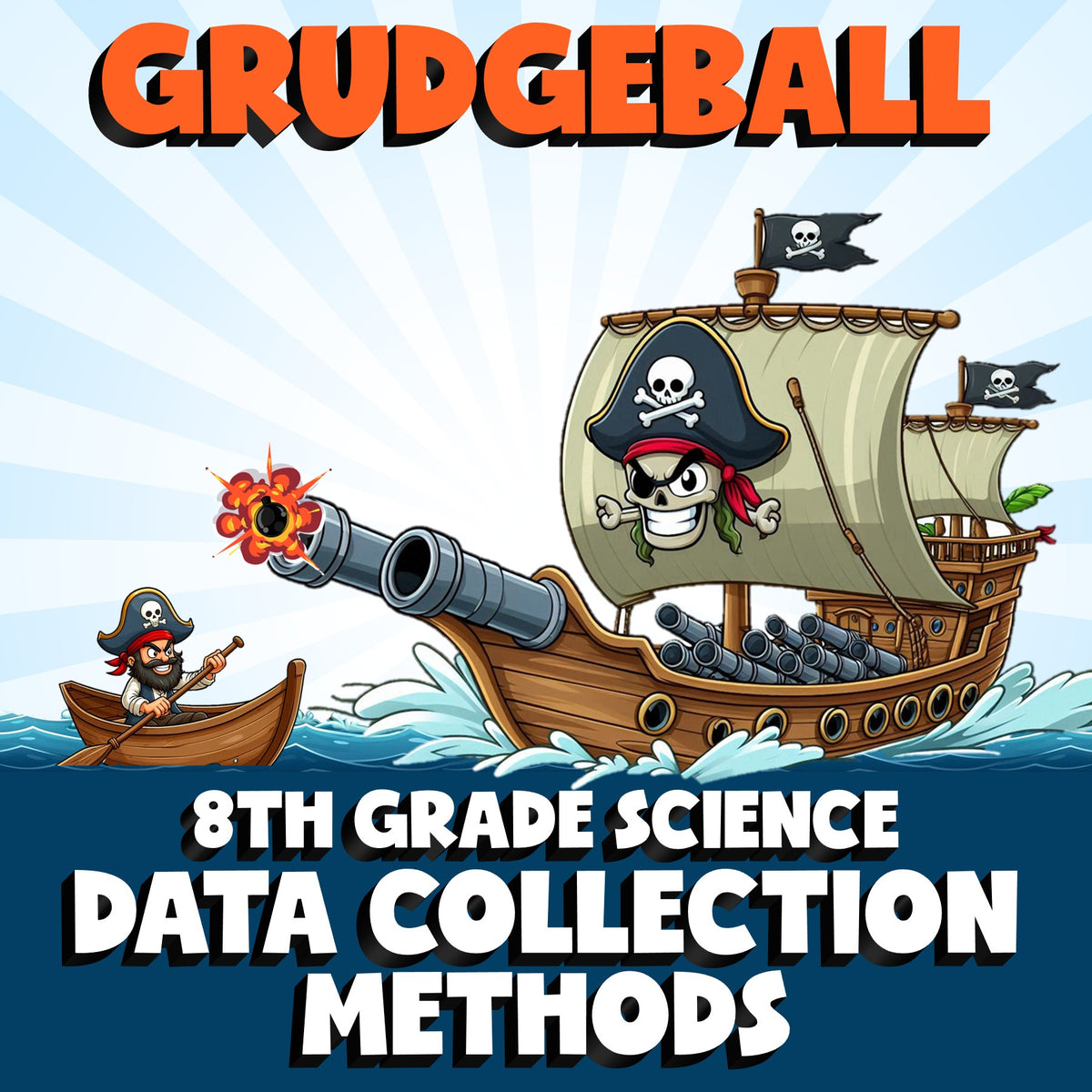 Data Collection Methods GRUDGEBALL Science Game - No Prep Grade 8 Review