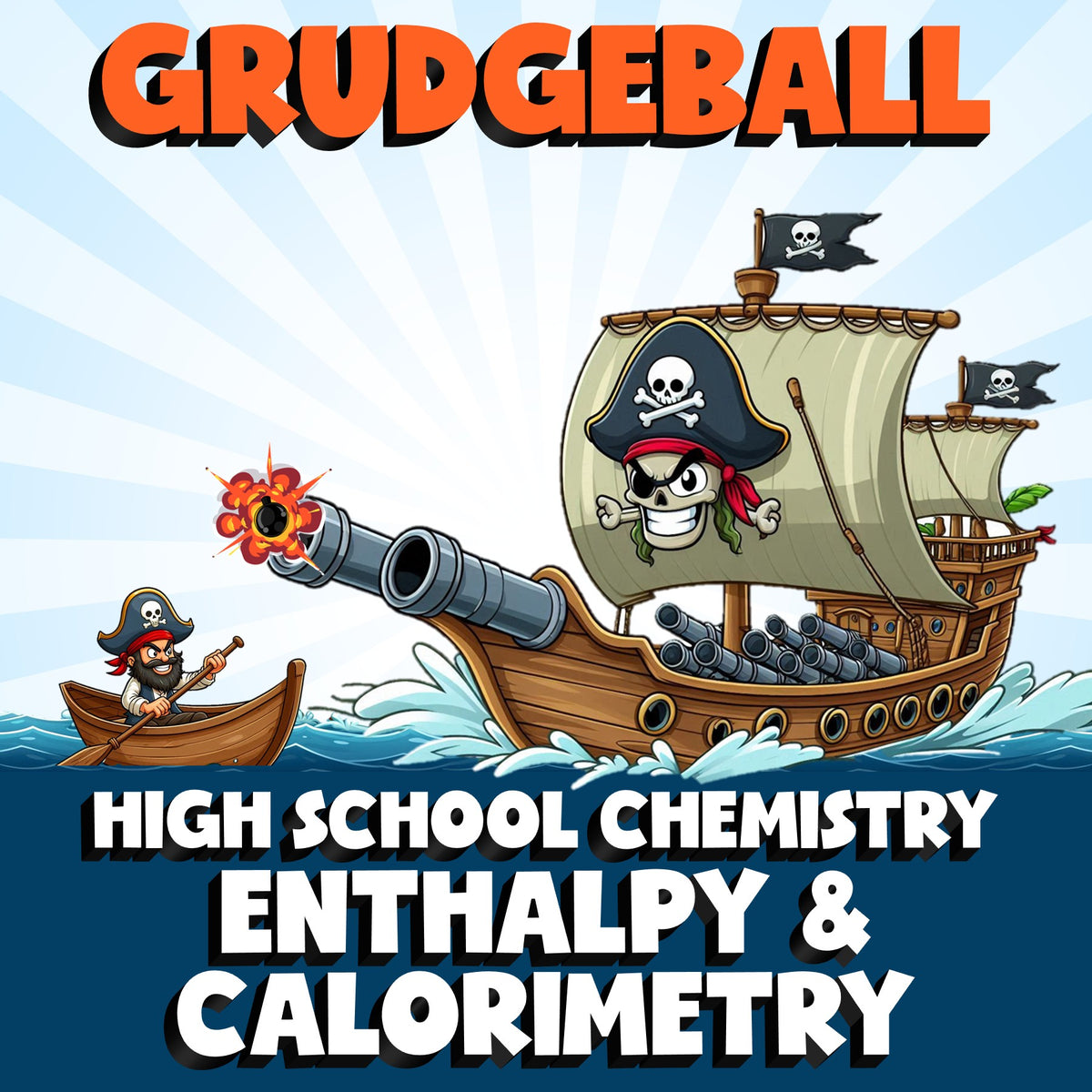 Enthalpy & Calorimetry GRUDGEBALL Science Game - No Prep Chemistry Review