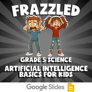 Artificial Intelligence Basics for Kids FRAZZLED Science Game - No Prep Grade 5