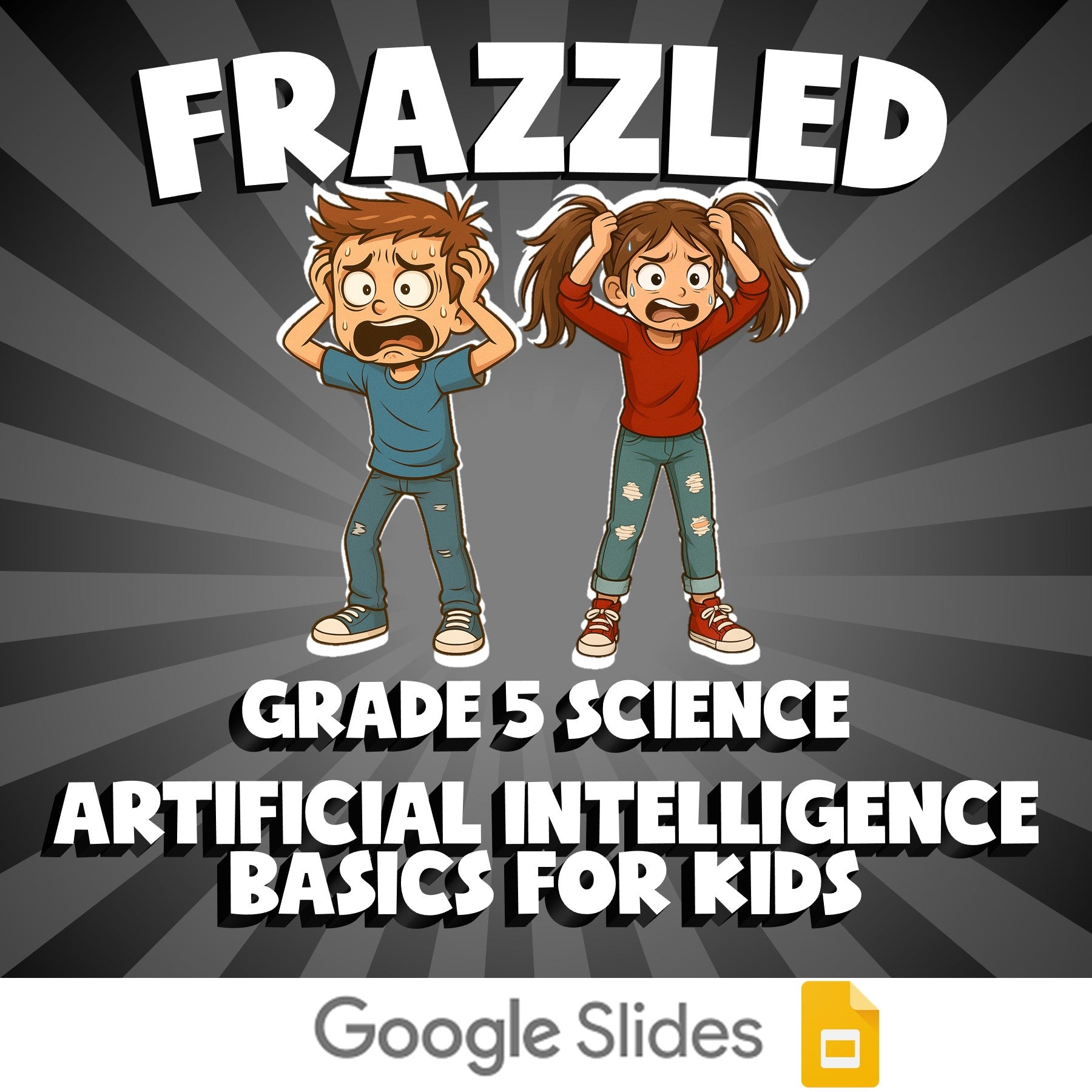 Artificial Intelligence Basics for Kids FRAZZLED Science Game - No Prep Grade 5