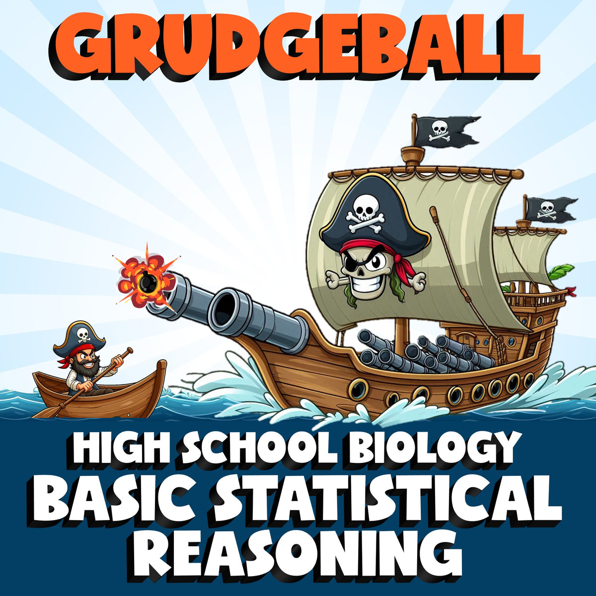 Basic Statistical Reasoning GRUDGEBALL Science Game - No Prep Biology Review
