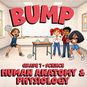 Human Anatomy & Physiology BUMP Science Game - No Prep Grade 7 Review Activity