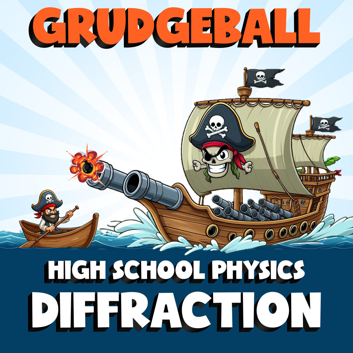 Diffraction GRUDGEBALL Science Game - No Prep Physics Review Activity