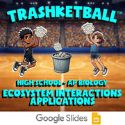 Ecosystem Interactions Applications TRASHKETBALL Science Game - AP Biology