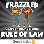 Rule of Law FRAZZLED Socials Game - No Prep Grade 8 Review Activity