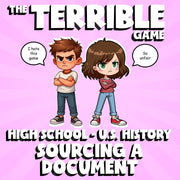 Sourcing a Document THE TERRIBLE GAME - No Prep U.S. History Review Activity