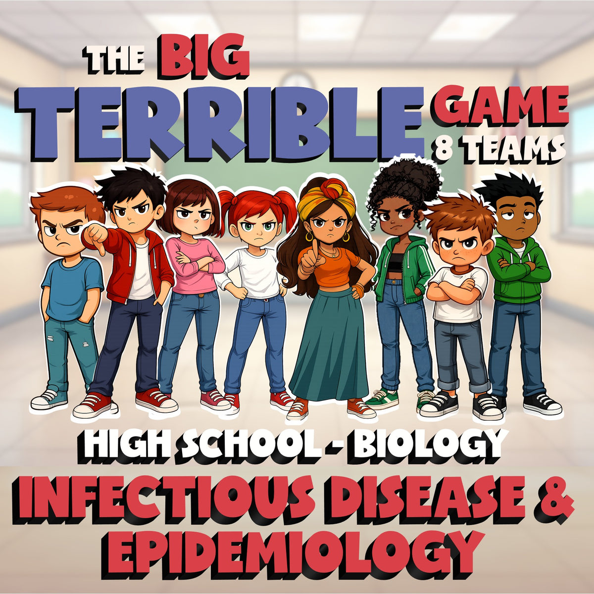 Infectious Disease & Epidemiology BIG TERRIBLE GAME - Biology Science Review