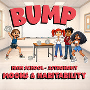 Moons & Habitability BUMP Science Game - No Prep Astronomy Review Activity