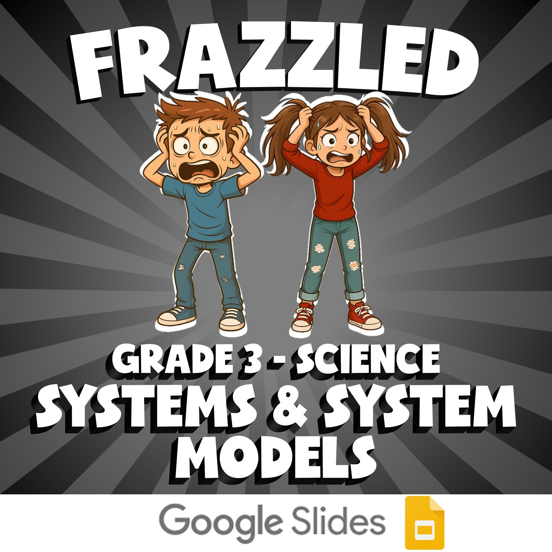 Systems & System Models FRAZZLED Science Game - No Prep Grade 3 Review Activity