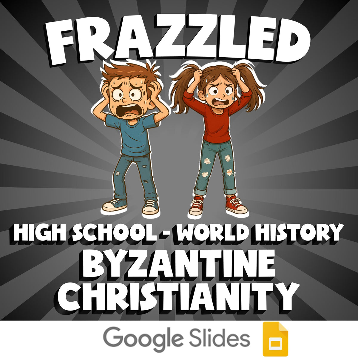 Byzantine Christianity FRAZZLED Game - No Prep World History Review Activity