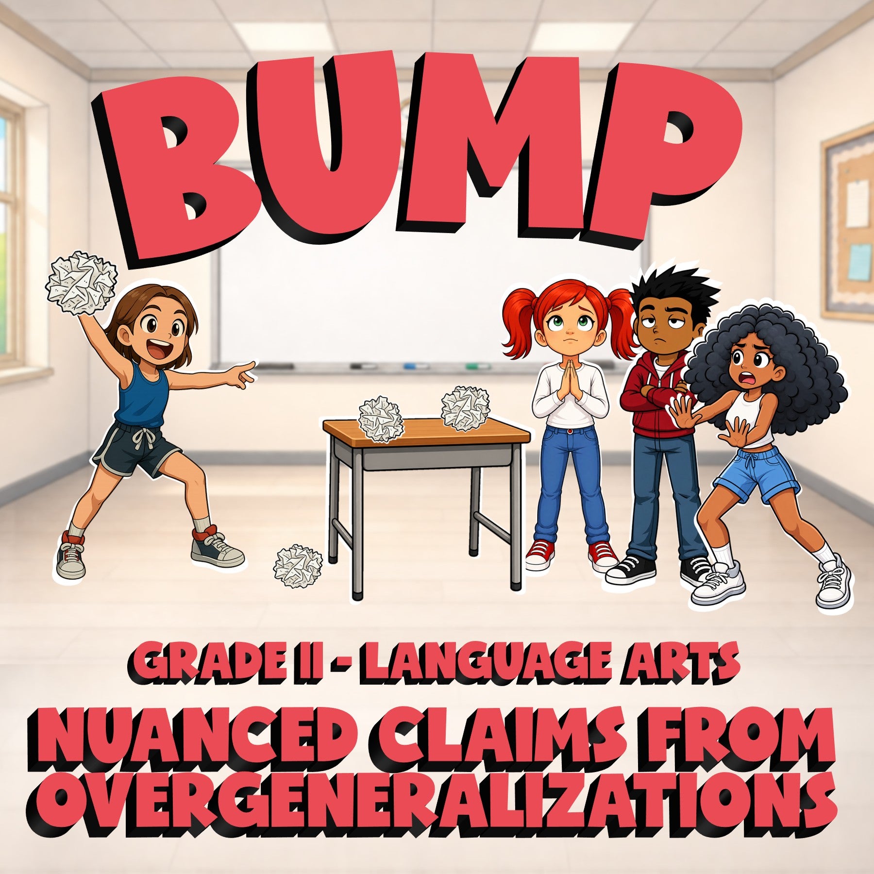 Nuanced Claims from Overgeneralizations BUMP ELA Game - No Prep Grade 11 Review