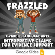 Interpretive Claims for Evidence Support FRAZZLED ELA Game - No Prep Grade 11