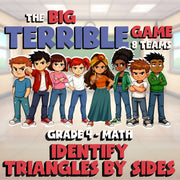 Identify Triangles by Sides BIG TERRIBLE GAME - No Prep Grade 4 Math Review