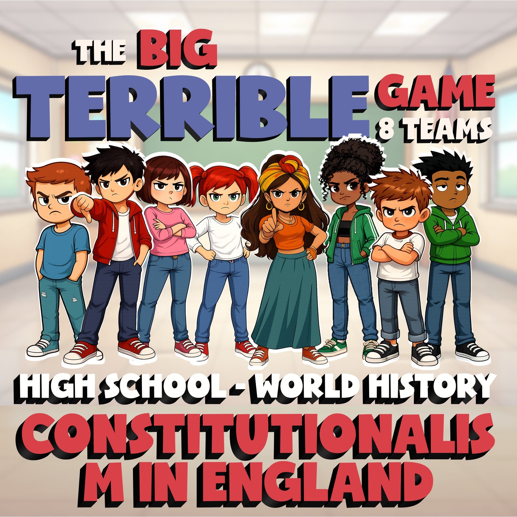 Constitutionalism in England BIG TERRIBLE GAME - No Prep World History Review