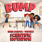 Scientific Notation BUMP Science Game - No Prep Physics Review Activity