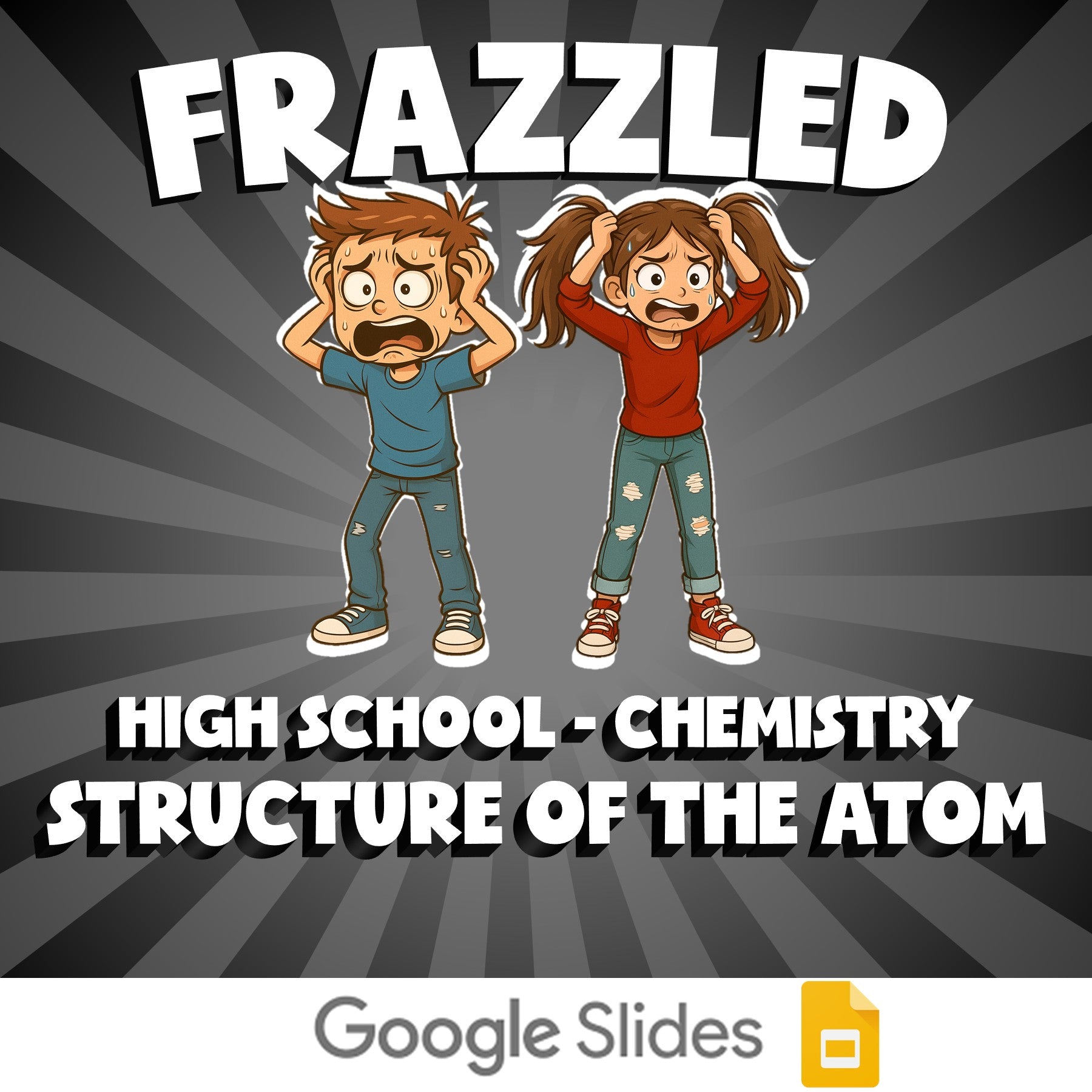 Structure of the Atom FRAZZLED Science Game - No Prep Chemistry Review Activity