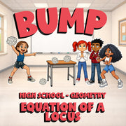 Equation of a Locus BUMP Math Game - No Prep Geometry Review Activity