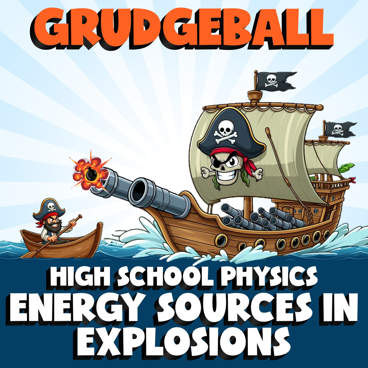 Energy Sources in Explosions GRUDGEBALL Science Game - No Prep Physics Review