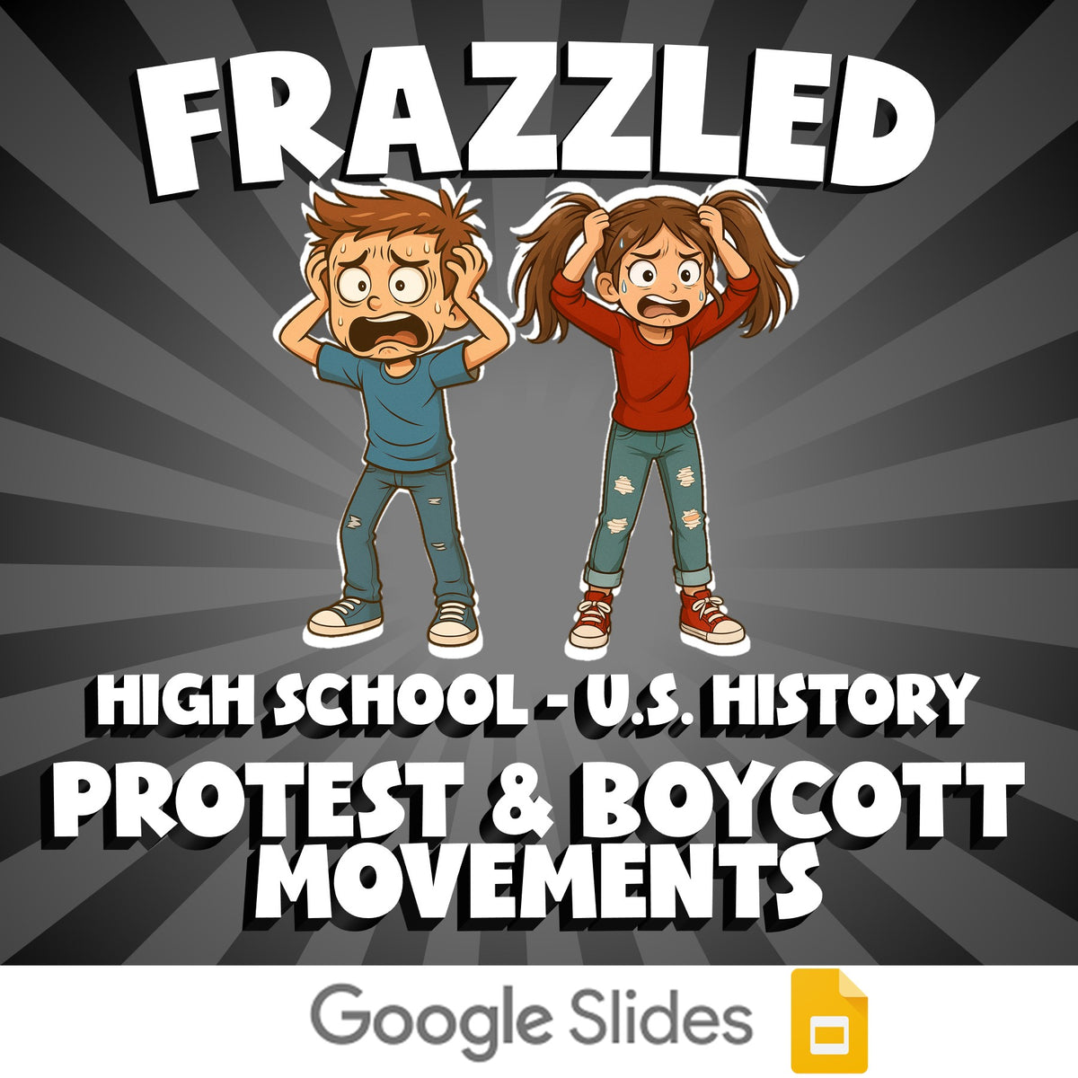 Protest & Boycott Movements FRAZZLED U.S. History Game - No Prep Review Activity