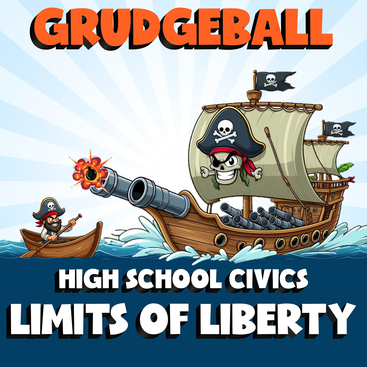 Limits of Liberty GRUDGEBALL Civics Game - No Prep Review Activity