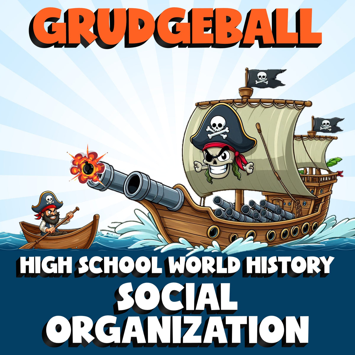 Social Organization GRUDGEBALL Game - No Prep World History Review Activity