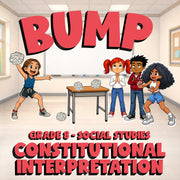 Constitutional Interpretation BUMP Socials Game - No Prep Grade 8 Review