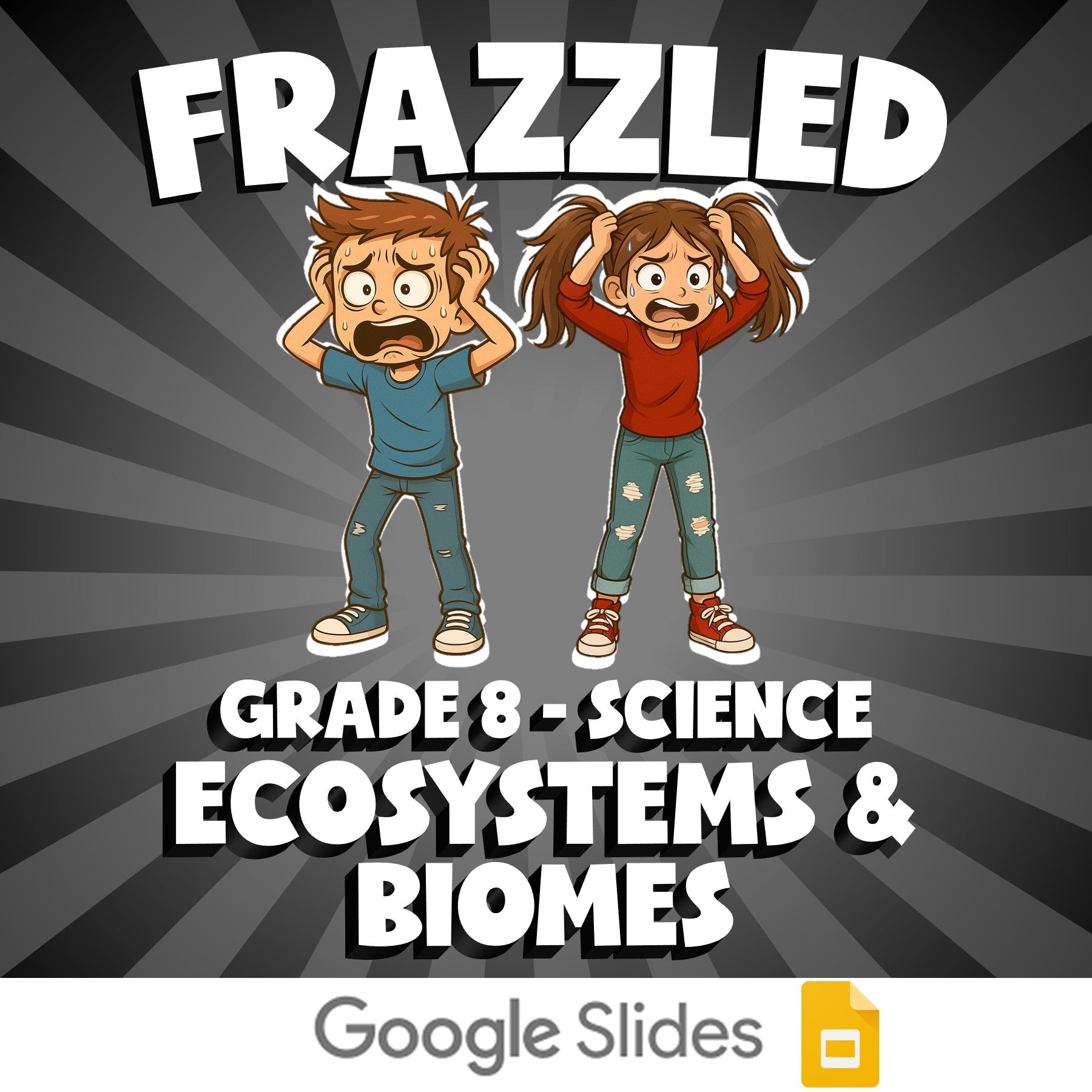Ecosystems & Biomes FRAZZLED Science Game - No Prep Grade 8 Review Activity