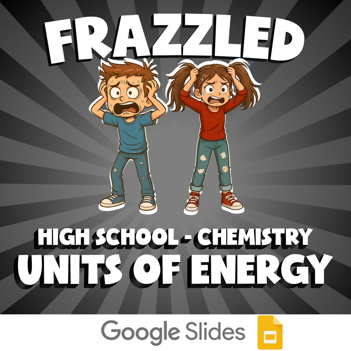 Units of Energy FRAZZLED Science Game - No Prep Chemistry Review Activity