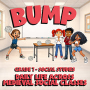 Daily Life Across Medieval Social Classes BUMP Socials Game - No Prep Grade 7