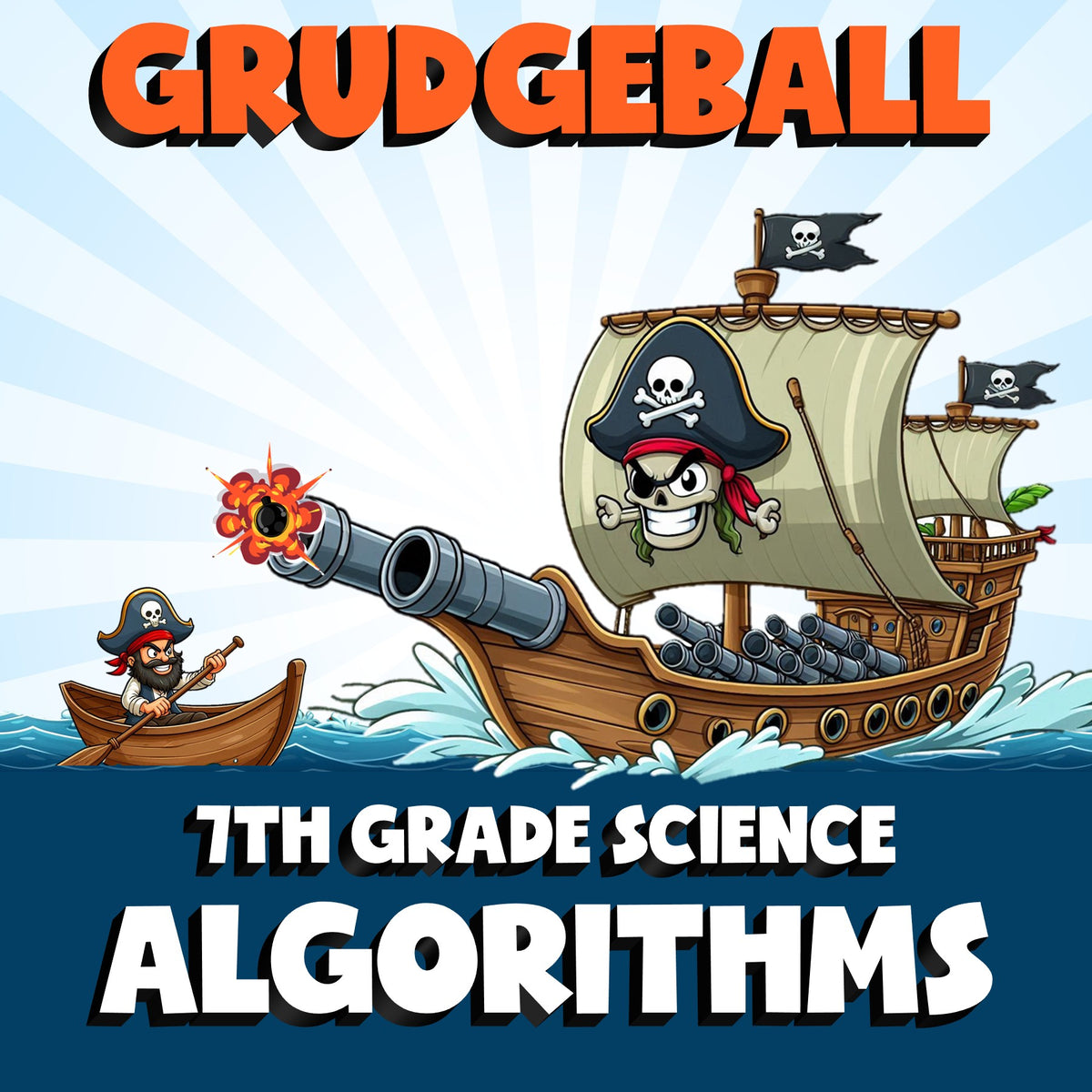 Algorithms GRUDGEBALL Science Game - No Prep Grade 7 Review Activity