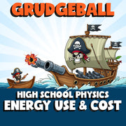 Energy Use & Cost GRUDGEBALL Science Game - No Prep Physics Review Activity