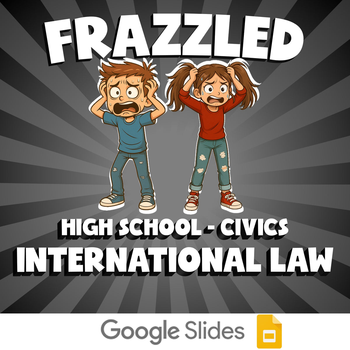 International Law FRAZZLED Civics Game - No Prep Review Activity