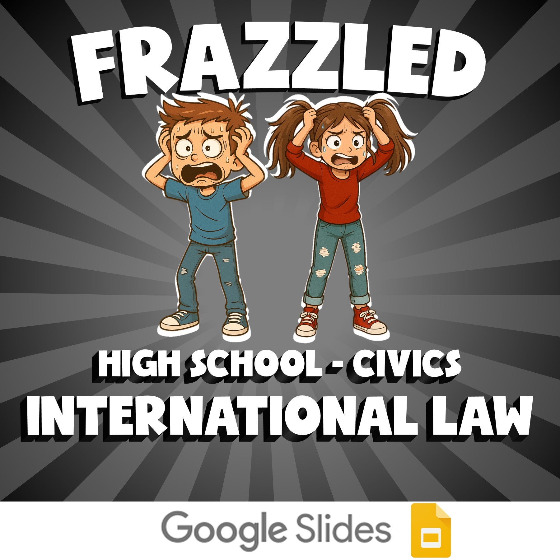 International Law FRAZZLED Civics Game - No Prep Review Activity