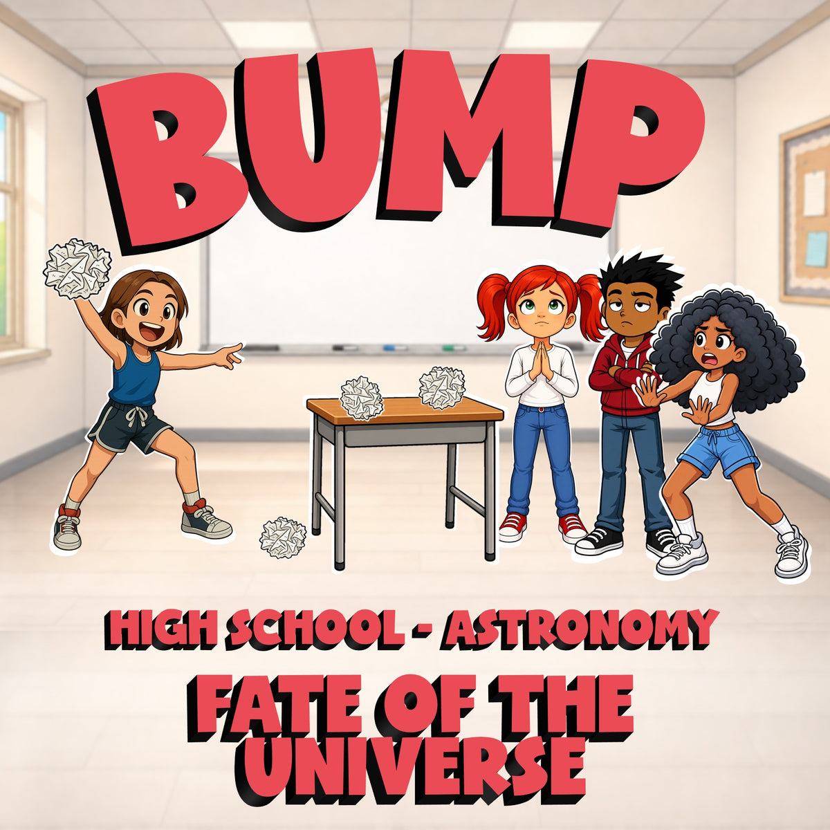 Fate of the Universe BUMP Science Game - No Prep Astronomy Review Activity