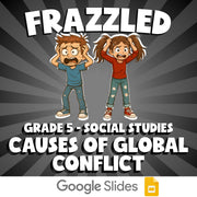 Causes of Global Conflict FRAZZLED Socials Game - No Prep Grade 5 Review